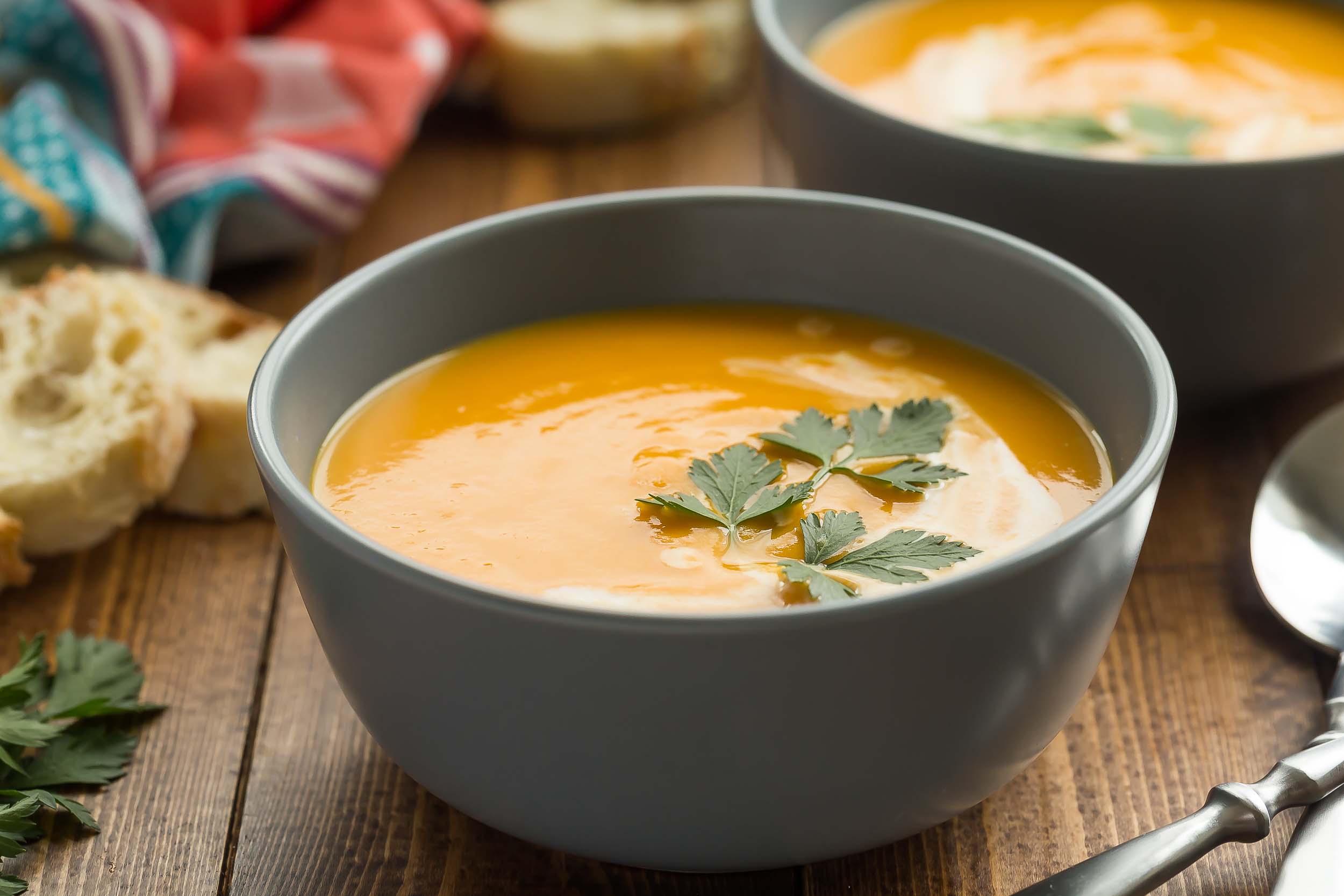 Roasted Sweet Potato and Smoked Gouda Bisque - Bothwell Cheese